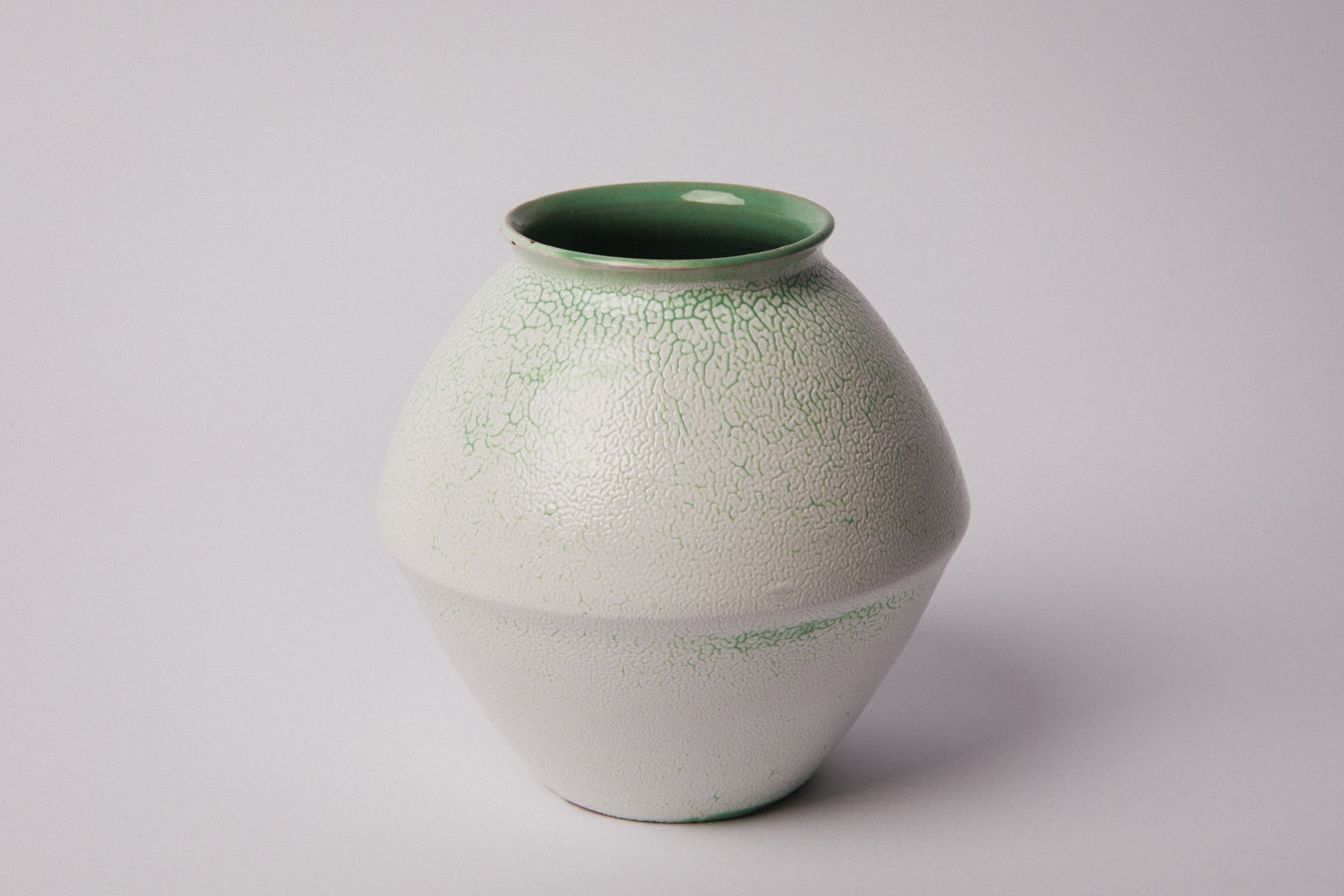 Ceramic VASE with crackle glaze _ 1363