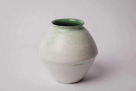 Ceramic VASE with crackle glaze _ 1363