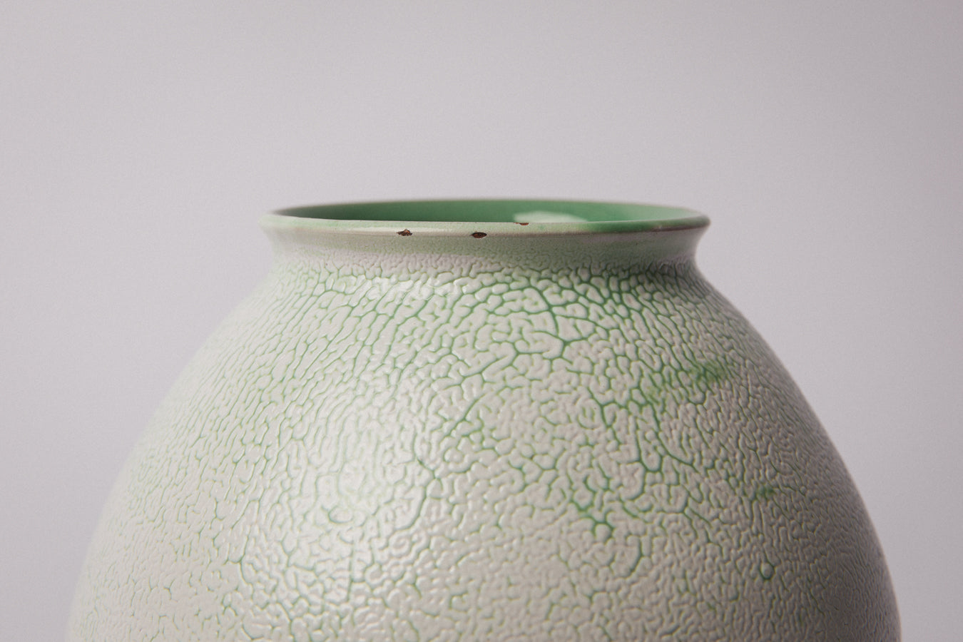 Ceramic VASE with crackle glaze _ 1363