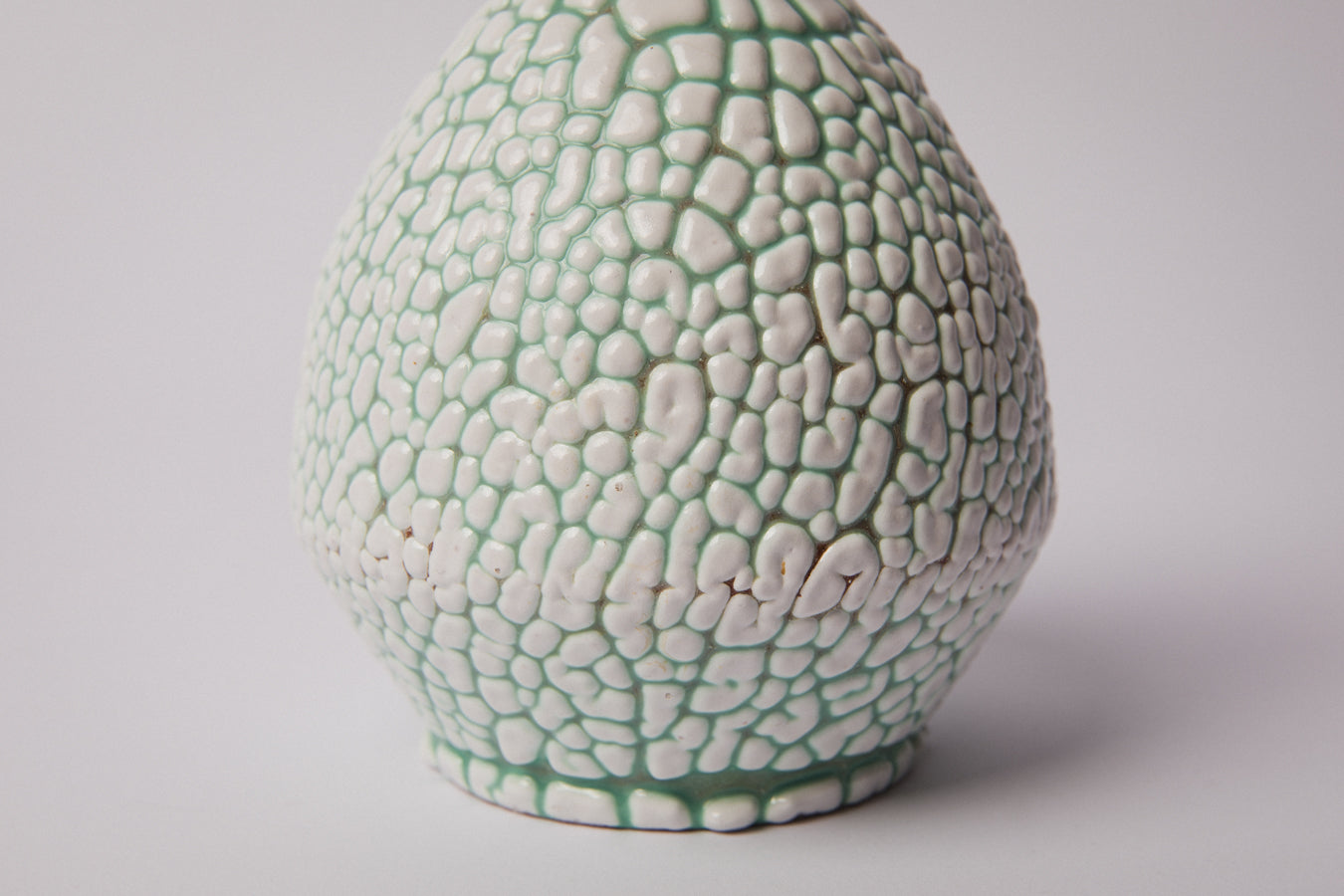 Ceramic VASE with crackle glaze _ 1364