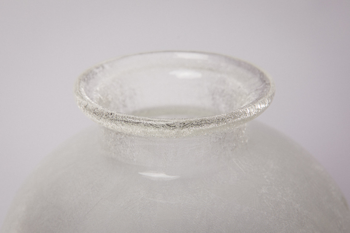 White veil glass VASE _ 1503