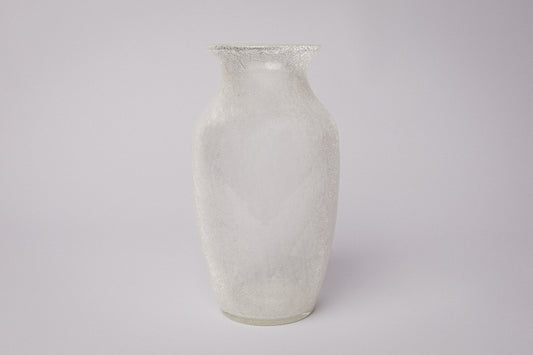 White veil glass VASE _ 1504