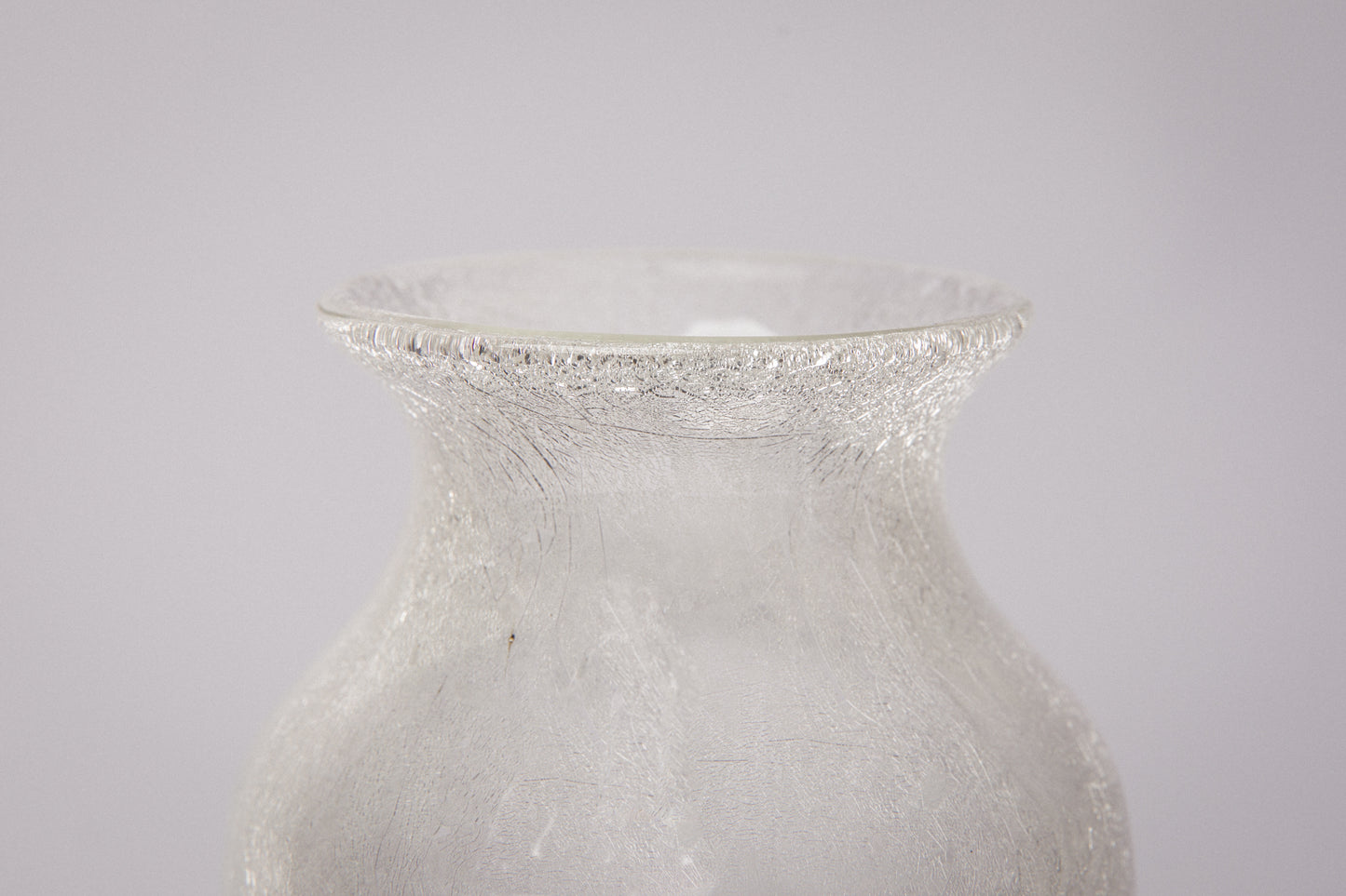 White veil glass VASE _ 1504