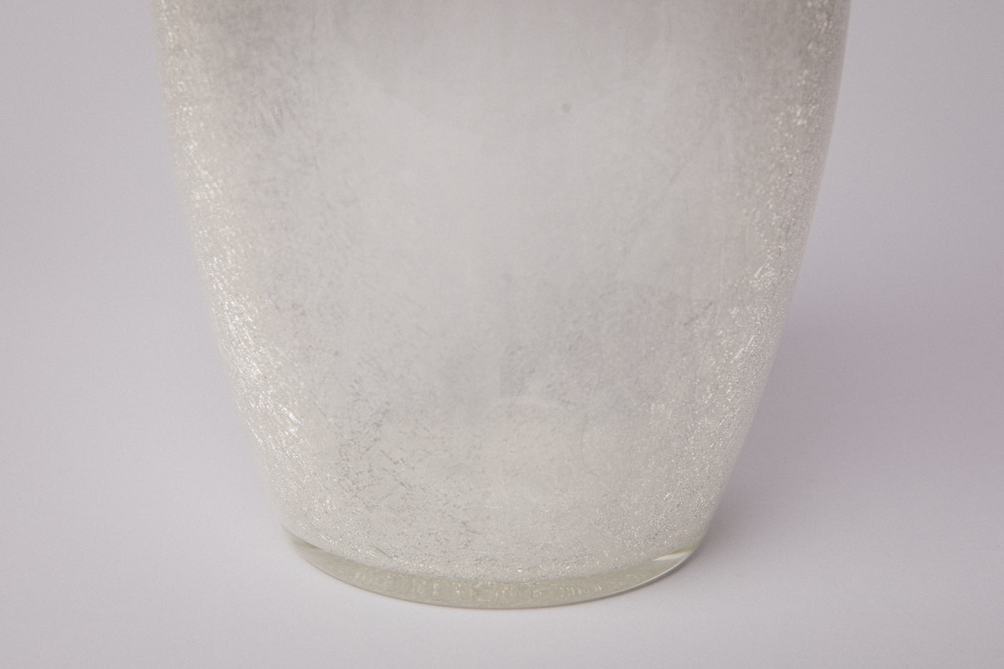 White veil glass VASE _ 1504