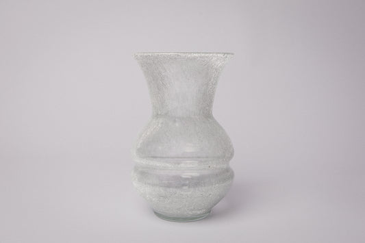 White veil glass VASE _ 1505