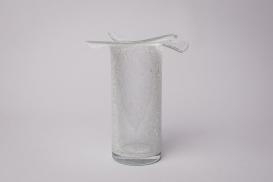 White veil glass VASE _ 1506