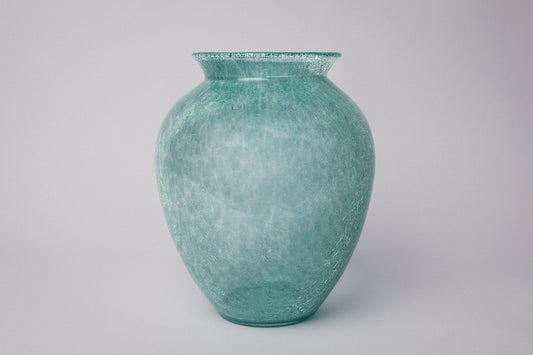 Teal veil glass VASE _ 1508