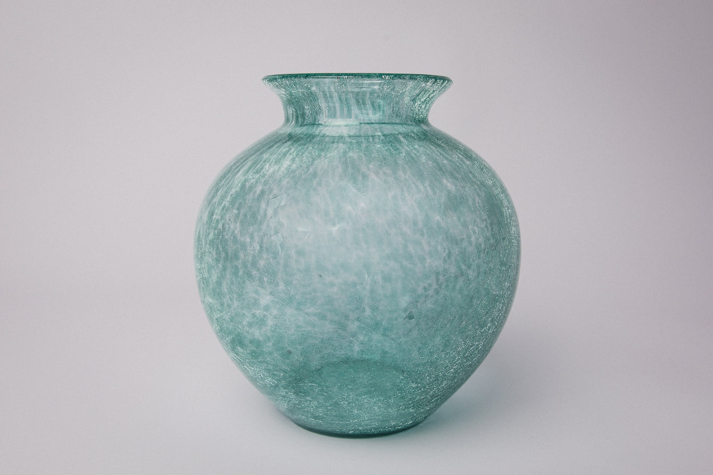 Teal veil glass VASE _ 1510