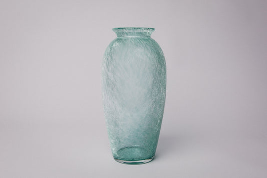 Teal veil glass VASE _ 1511