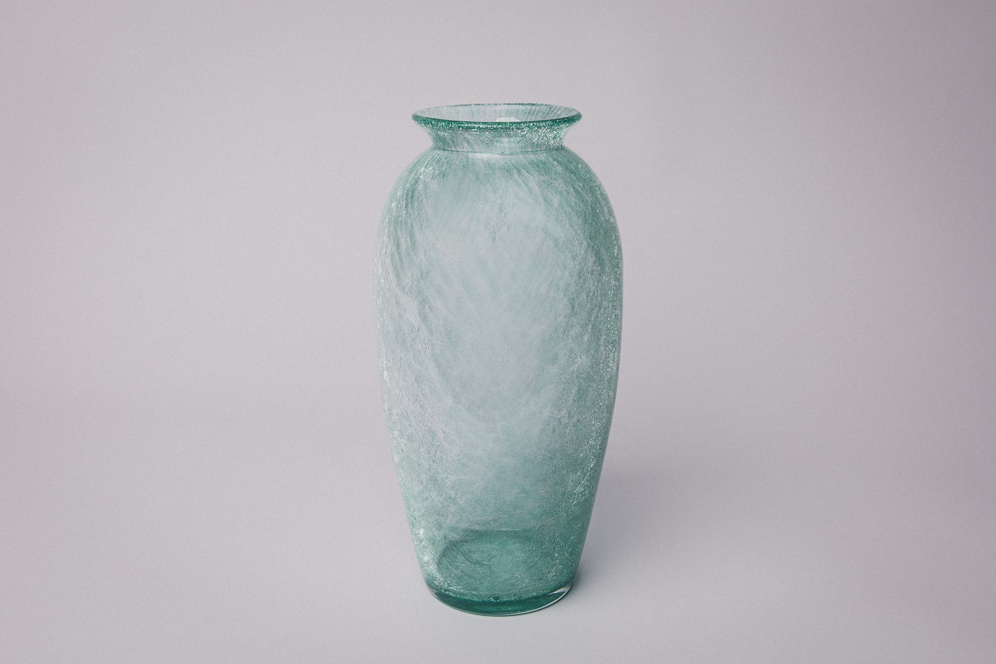 Teal veil glass VASE _ 1511