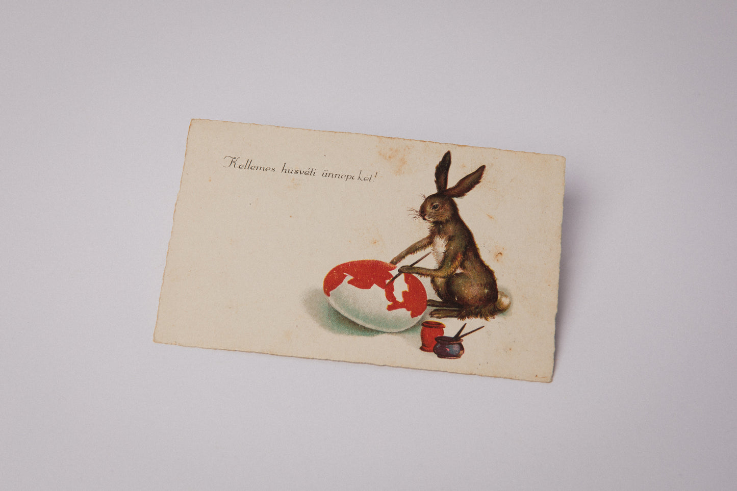 Vintage Easter Postcard with Easter Rabbit  _ 1544