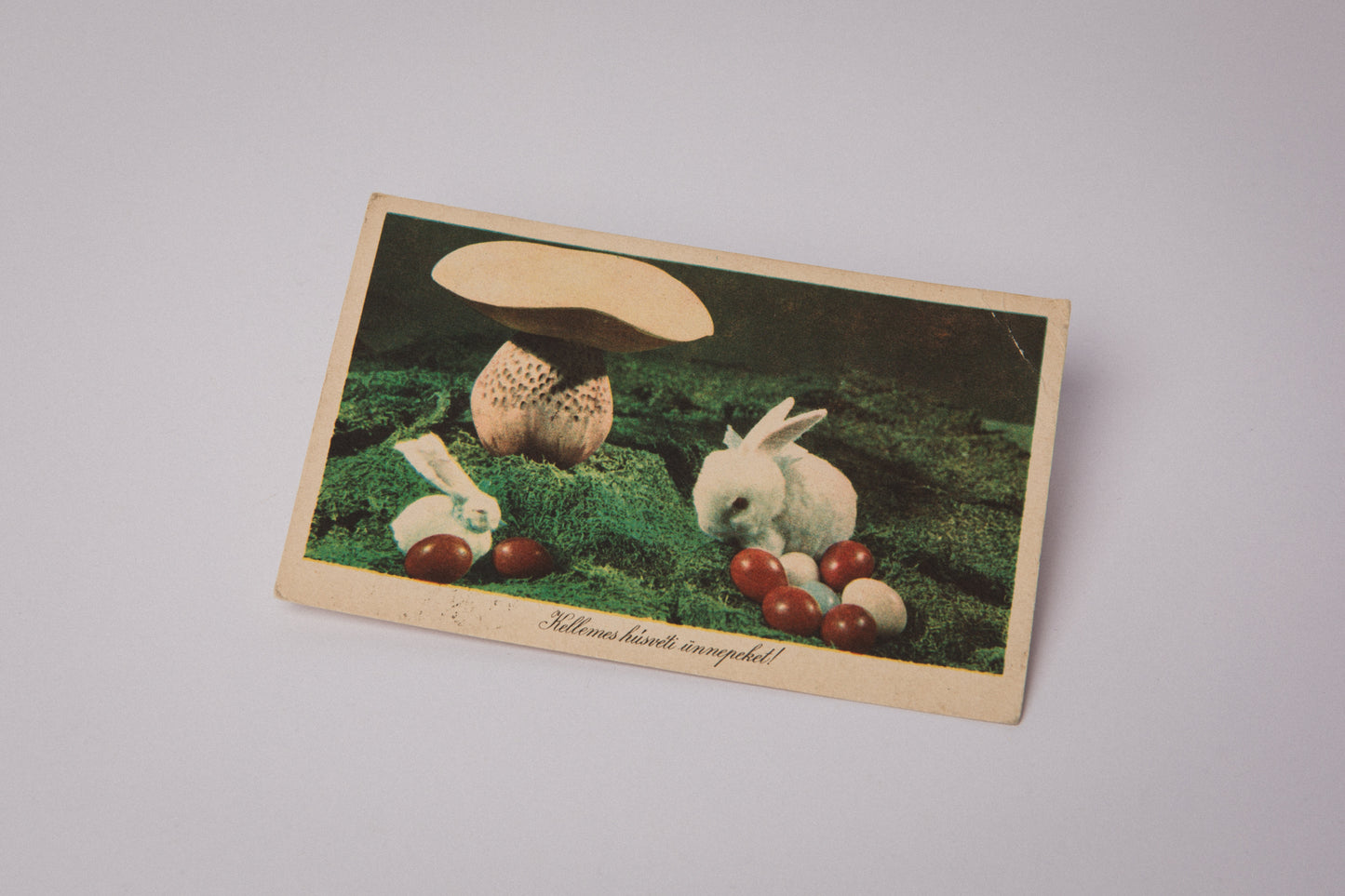 Vintage Easter Postcard with Easter Rabbit  _ 1545