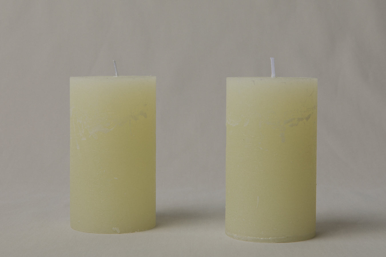 Pack of two cylindrical CANDLE S