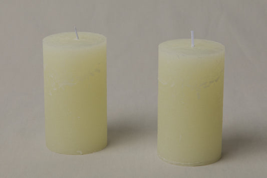 Pack of two cylindrical CANDLE S