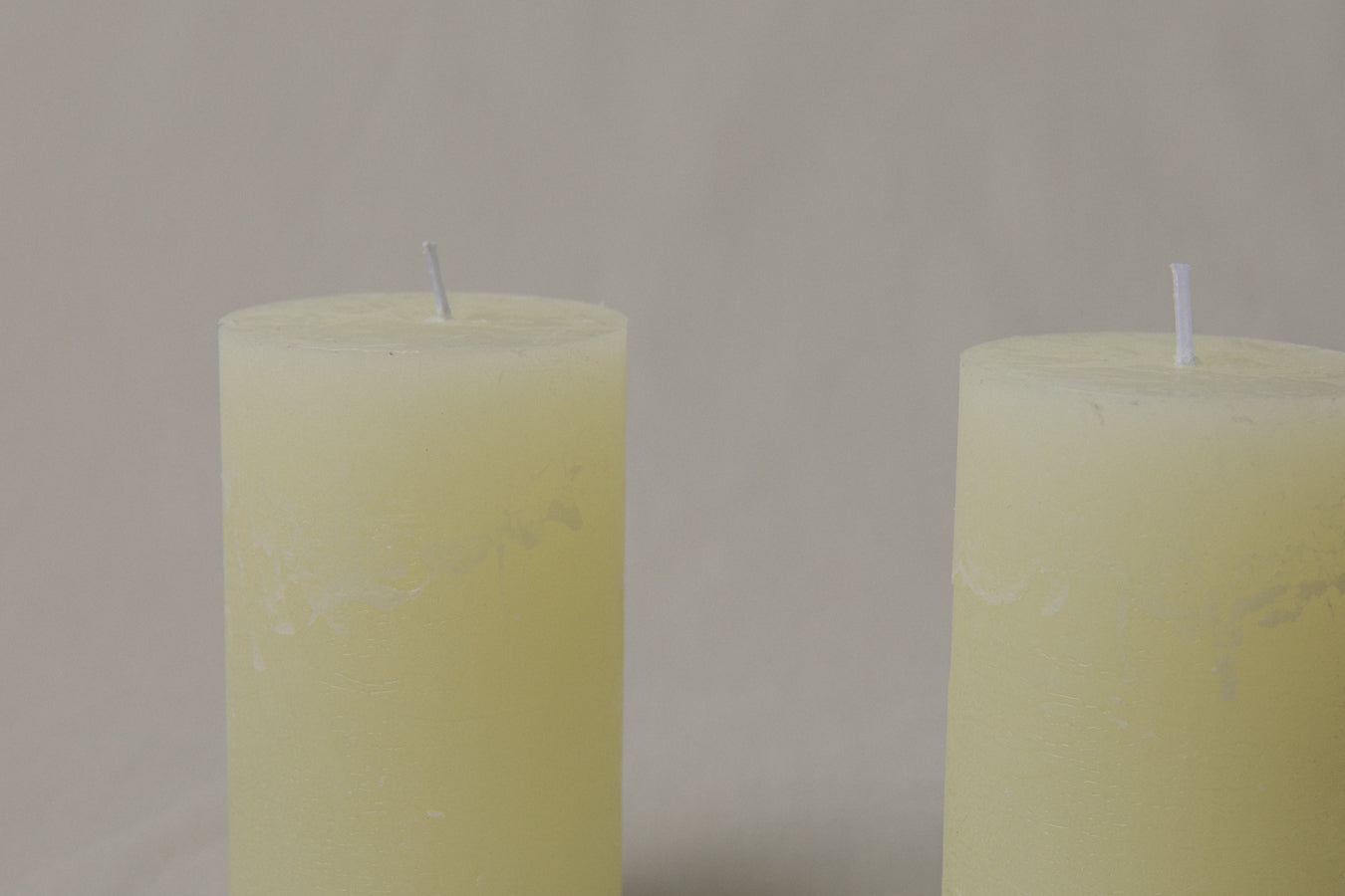 Pack of two cylindrical CANDLE S