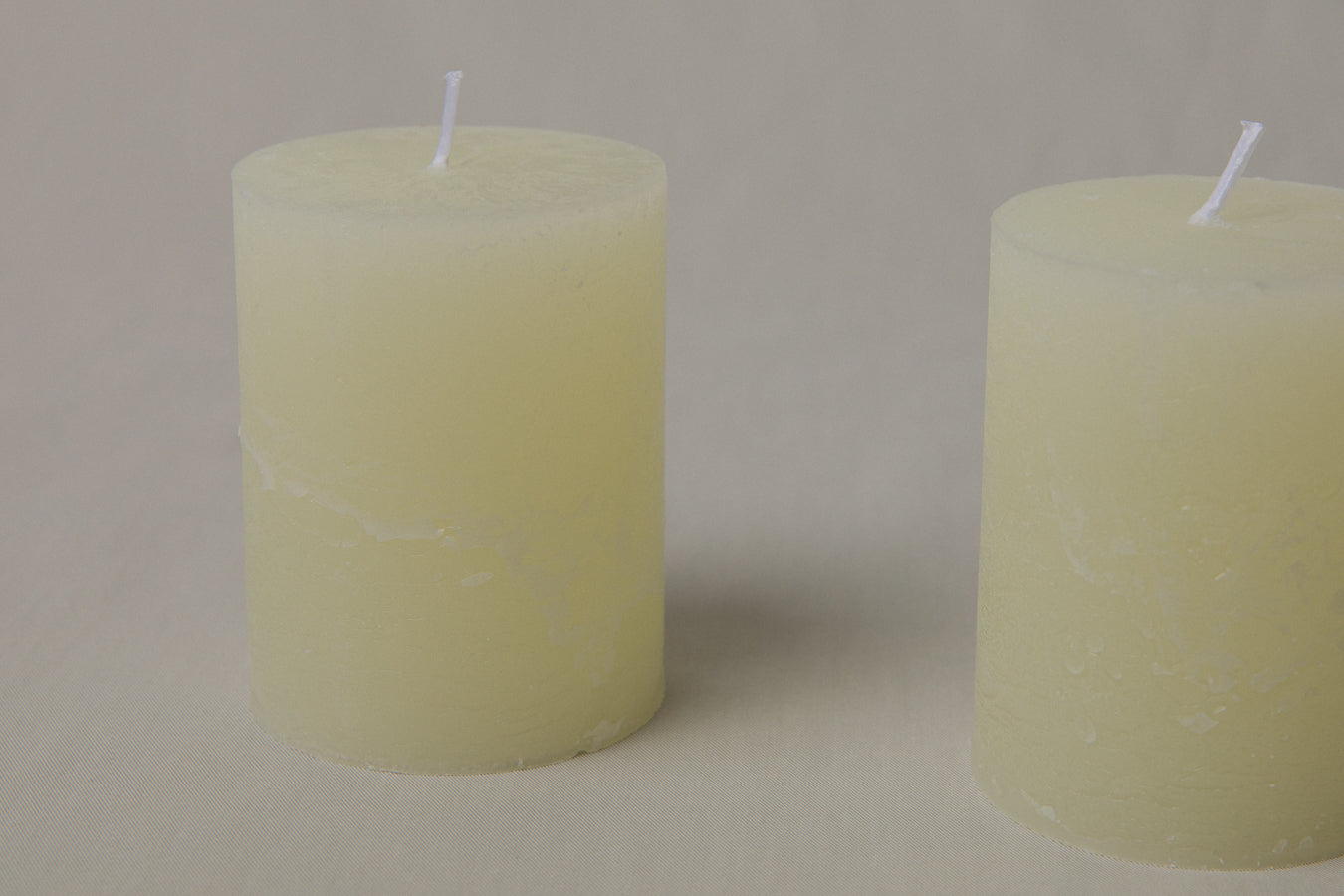 Pack of two cylindrical CANDLE XS