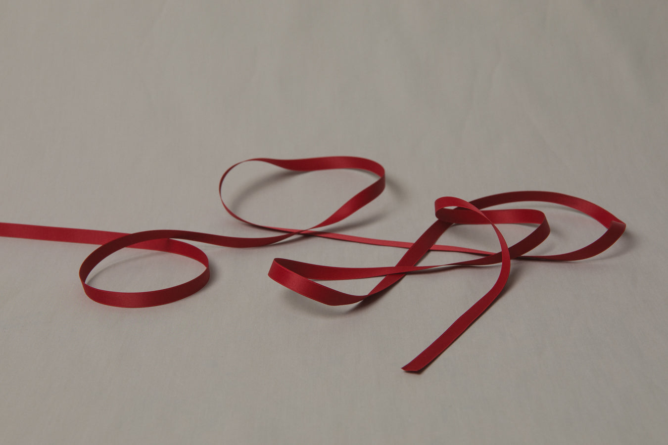 Recycled PET RIBBON red 1cm