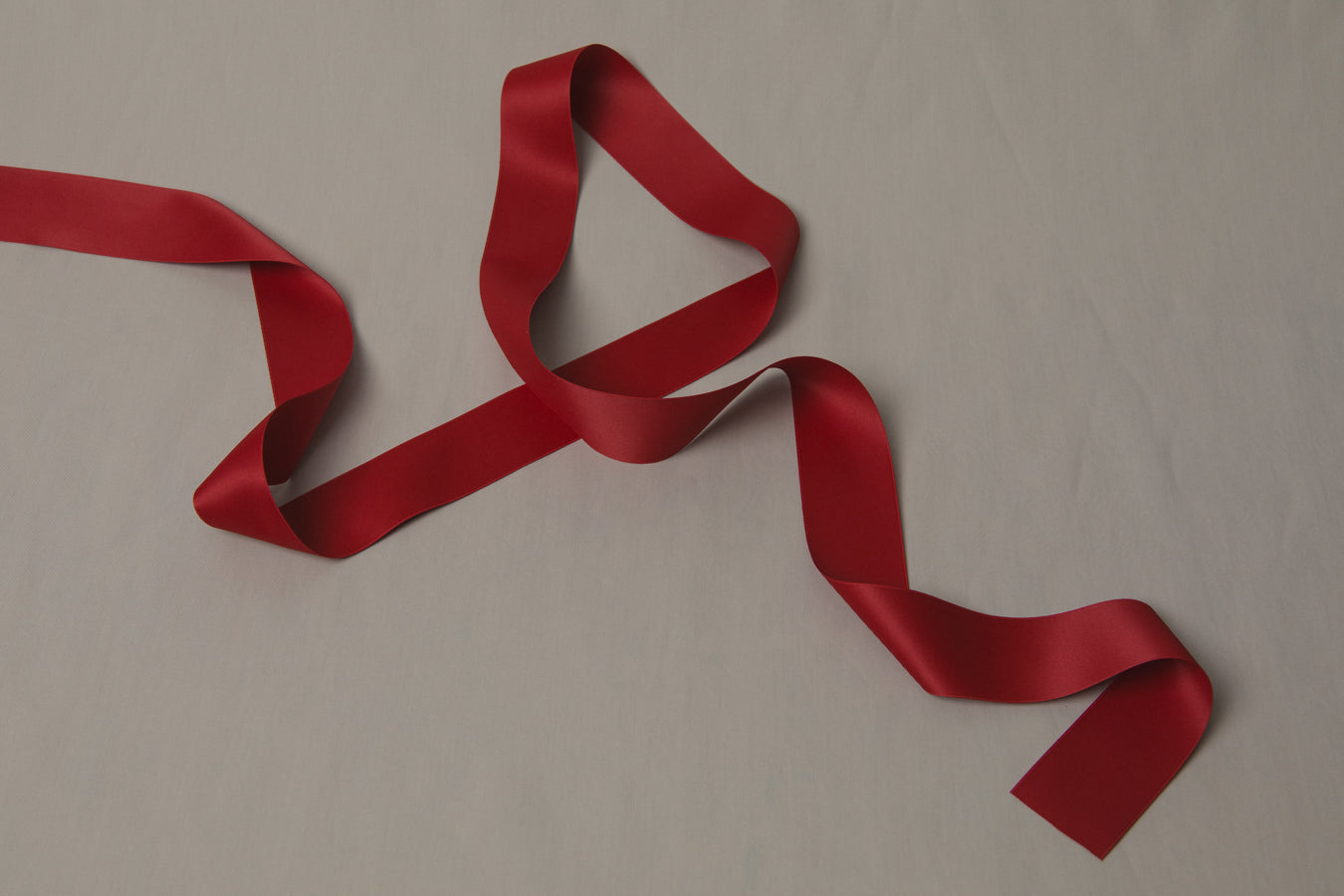 Recycled PET RIBBON red 4cm