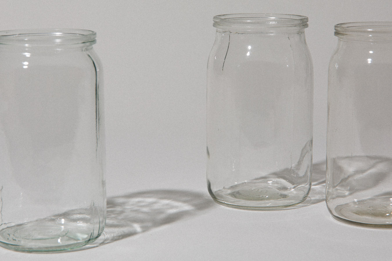 Set of three Vintage PRESERVING JAR – approx. 0.8L each