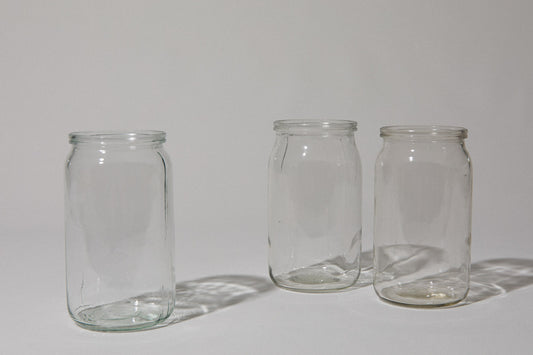 Set of three Vintage PRESERVING JAR – approx. 0.8L each
