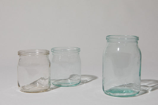 Set of three Vintage PRESERVING JAR