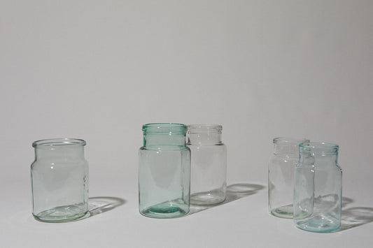 Set of five Vintage PRESERVING JAR – 0.5–1L