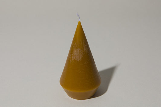 Beeswax cone CANDLE large