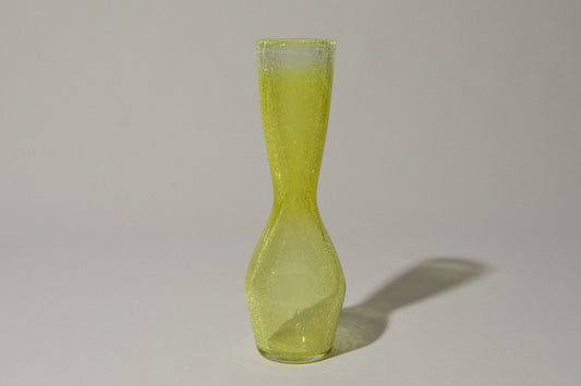 Yellow veil glass VASE