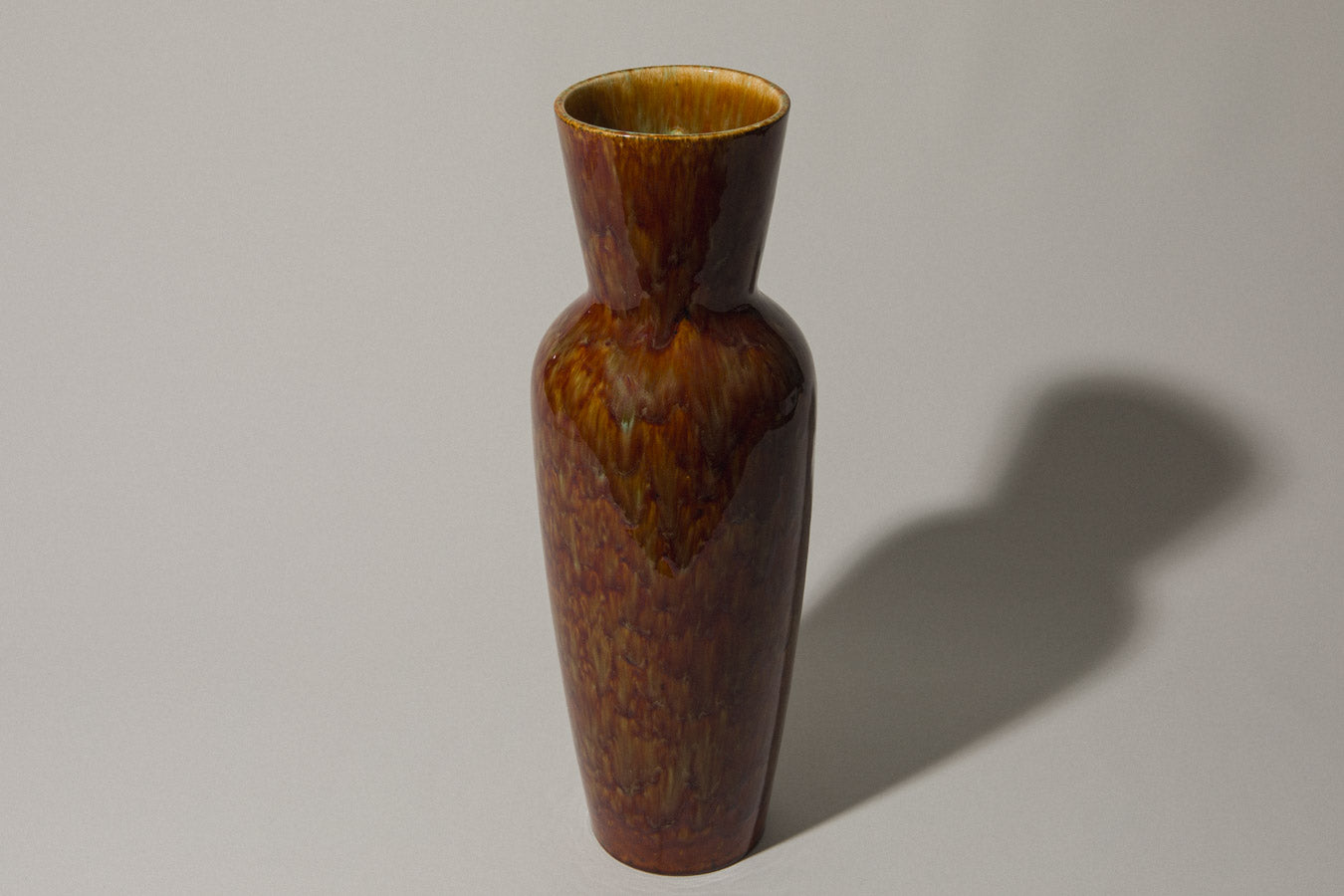 Rust brown VASE