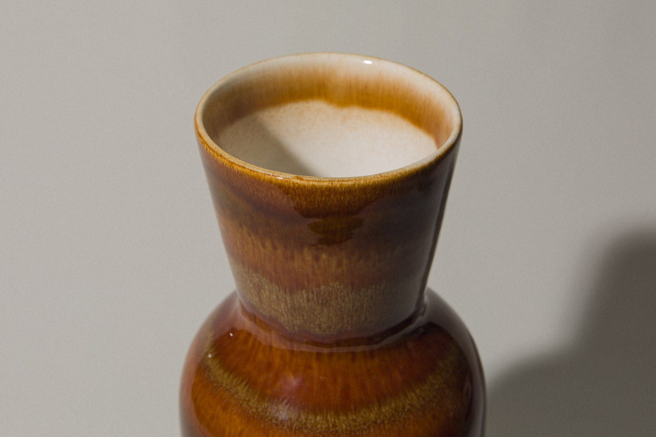 Rust brown VASE
