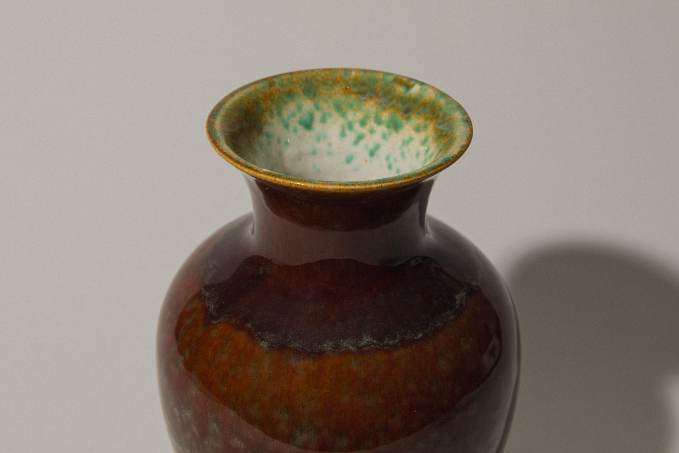 Classic shape faience VASE