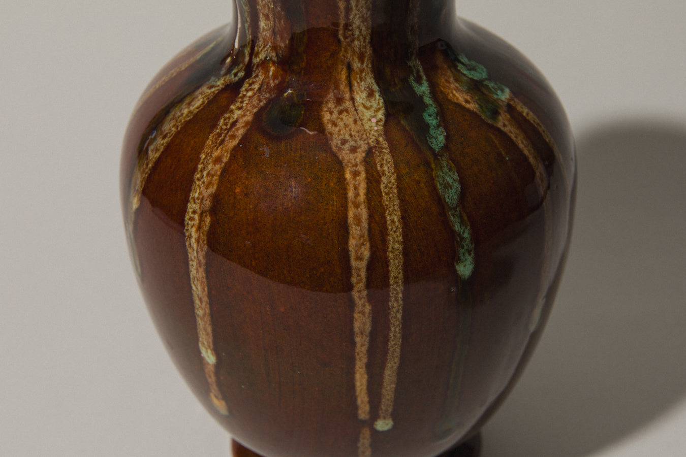 Classic shape faience VASE