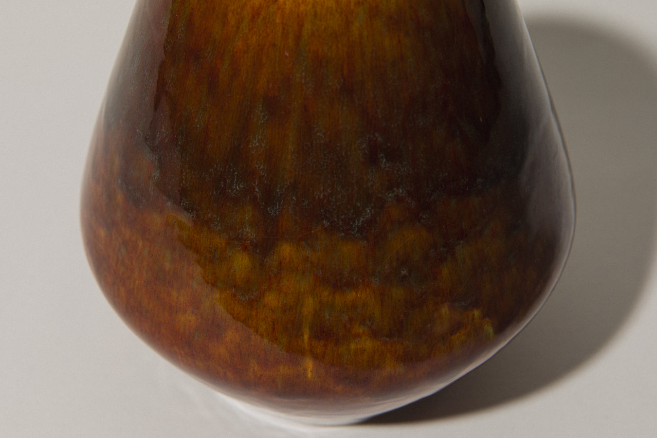 Faceted ovoid faience VASE _ 361