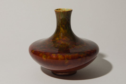 Discus shaped faience VASE _ 387