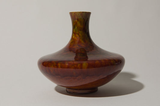 Discus shaped faience VASE _ 390