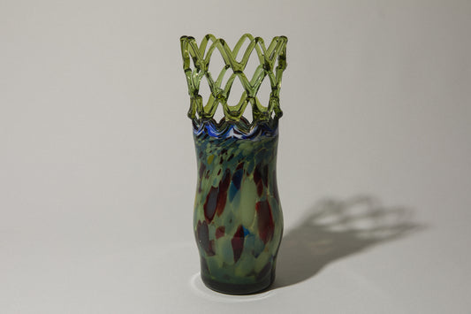 Colourful glass VASE