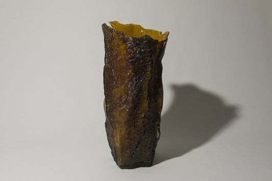 Tree-trunk glass FLOOR VASE