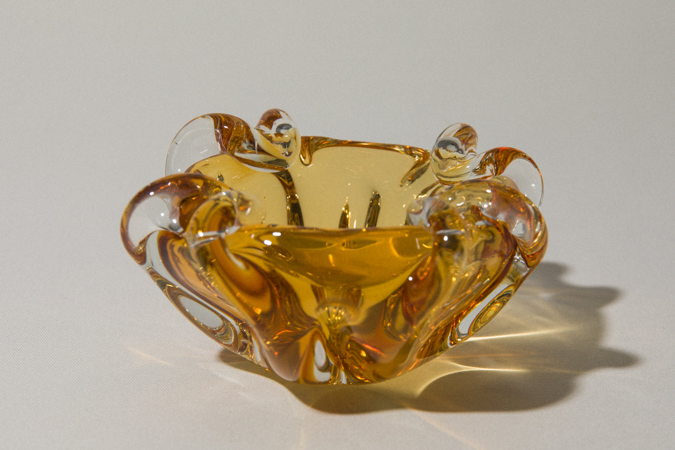 Amber glass BOWL