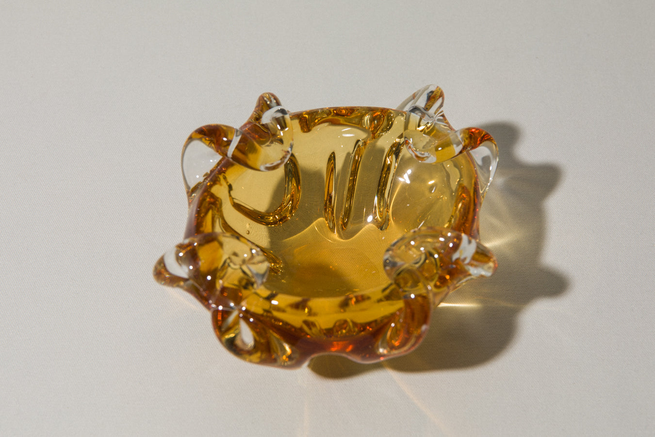 Amber glass BOWL