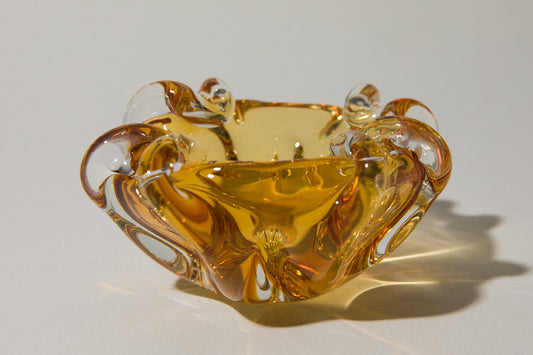 Amber glass BOWL
