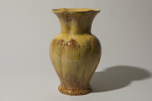Ceramic VASE with yellow glaze _ 474