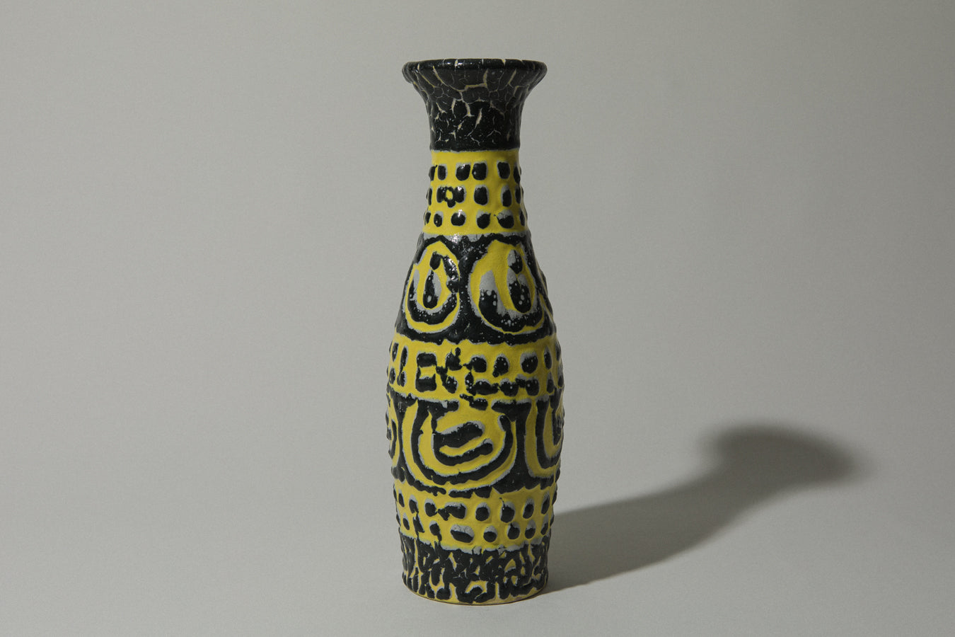 Vintage ceramic cylinder VASE _ 480