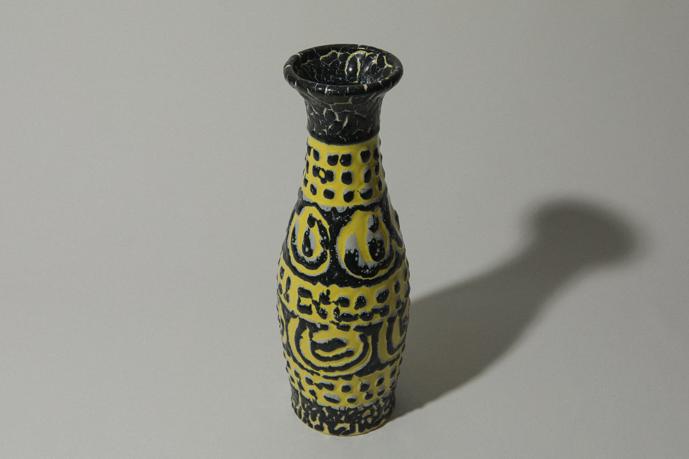 Vintage ceramic cylinder VASE _ 480