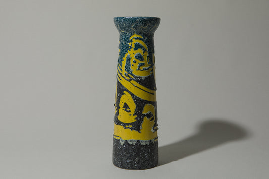 Vintage ceramic cylinder VASE _ 481