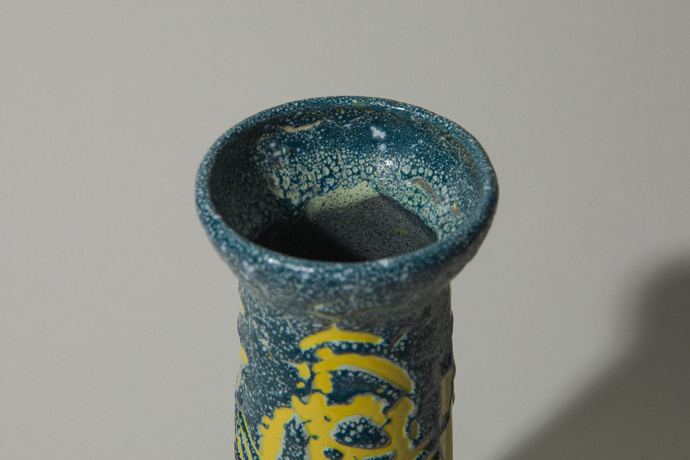 Vintage ceramic cylinder VASE _ 481