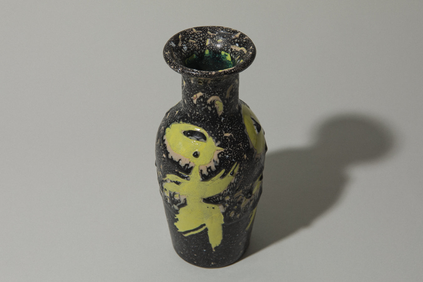 Vintage ceramic cylinder VASE _ 484