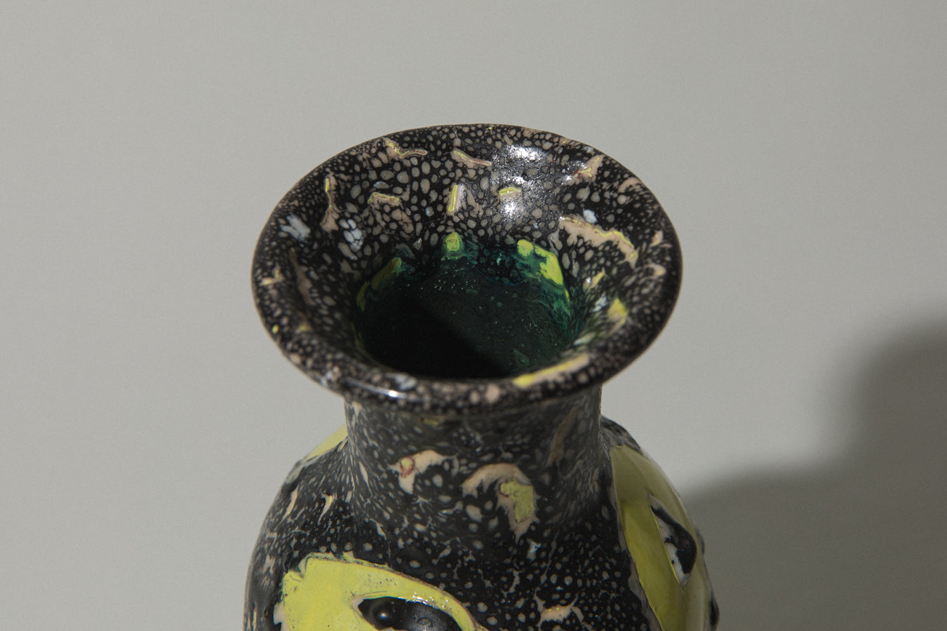 Vintage ceramic cylinder VASE _ 484