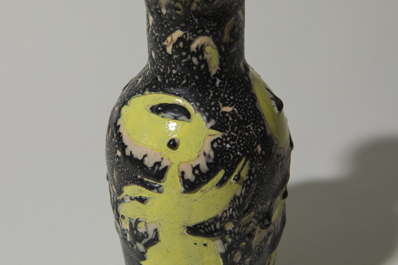 Vintage ceramic cylinder VASE _ 484
