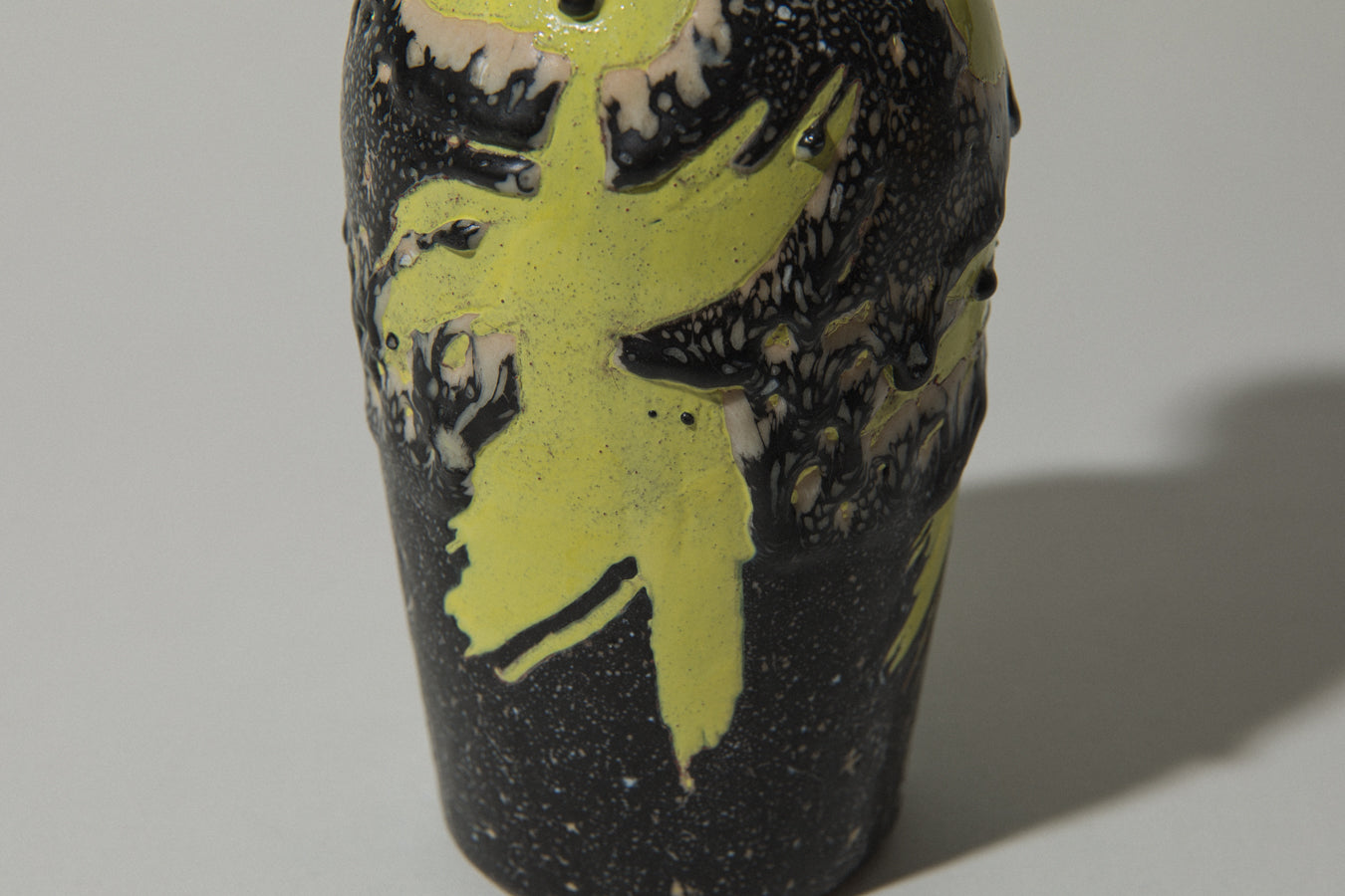 Vintage ceramic cylinder VASE _ 484