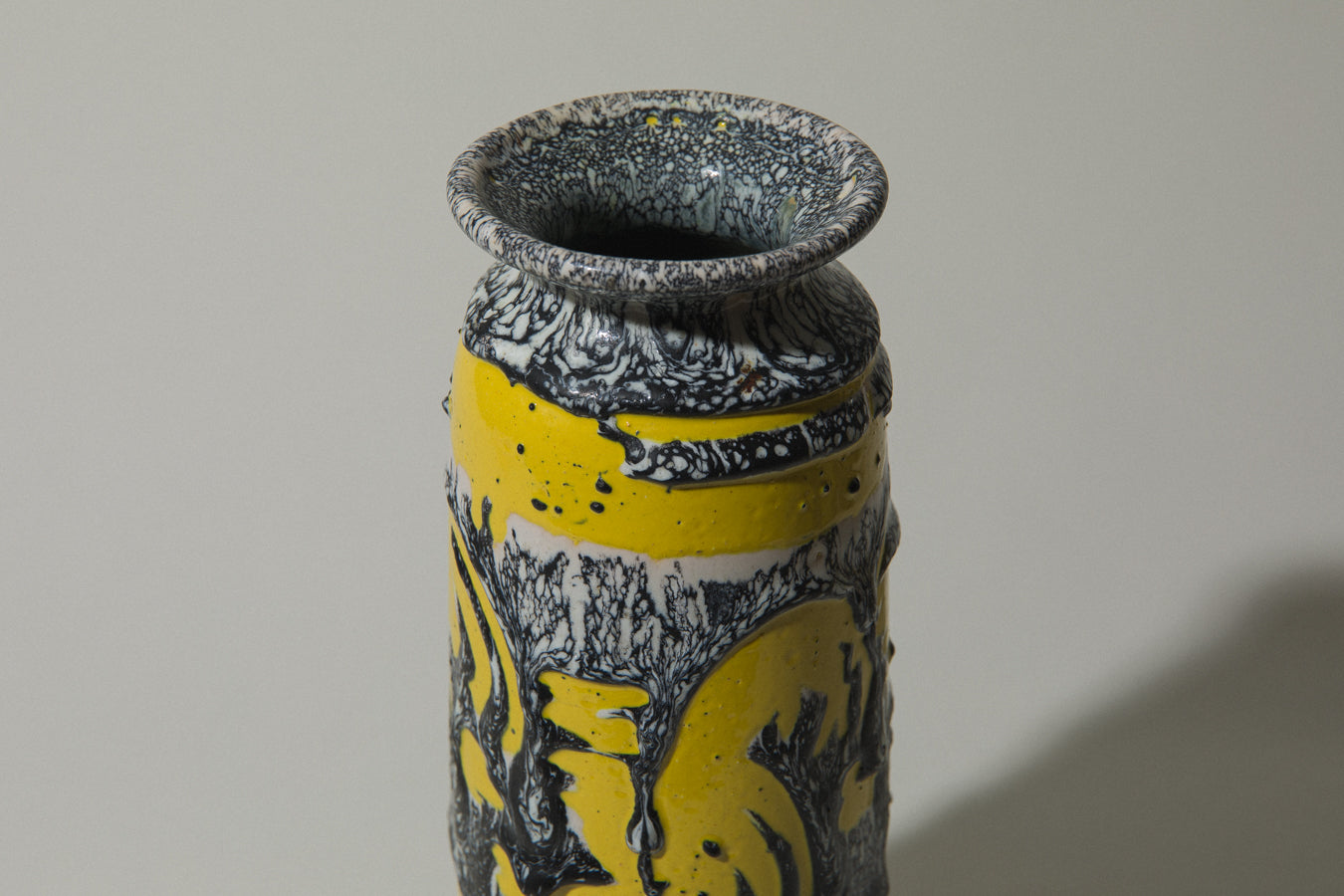 Vintage ceramic cylinder VASE _ 486